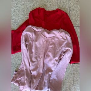 No Boundaries Red and Pink Pajama Set